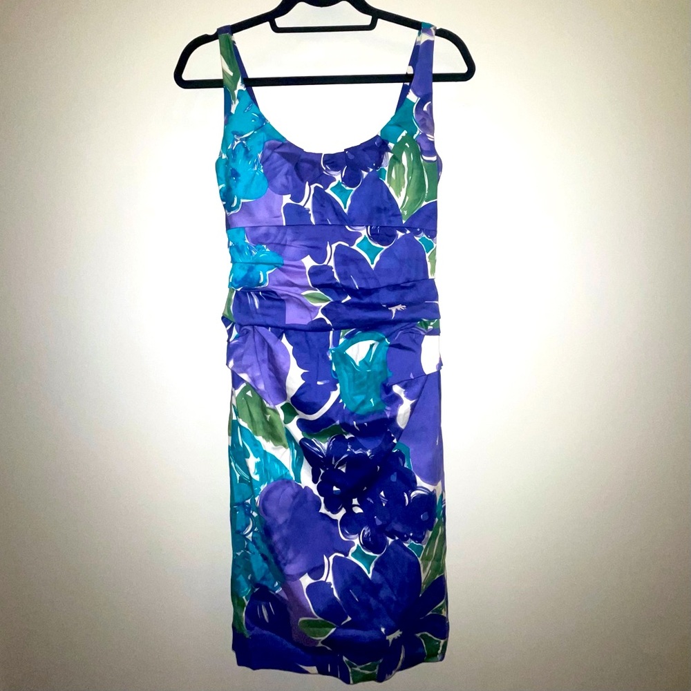 Purple floral Suzi Chin dress
